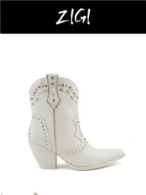 ZIGI
Angola Studded Western Boot In White Leather
$300 women size 6 new